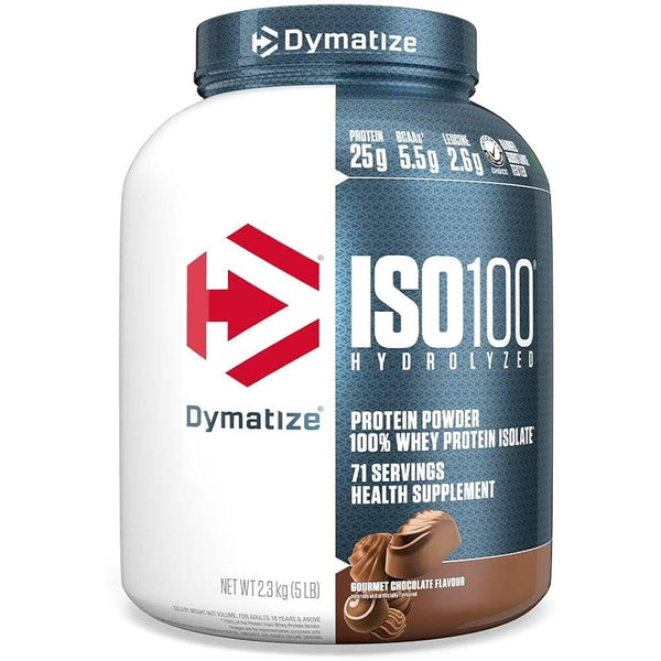 Dymatize ISO 100 hydrolysed whey protein isolate tub, 5 lb