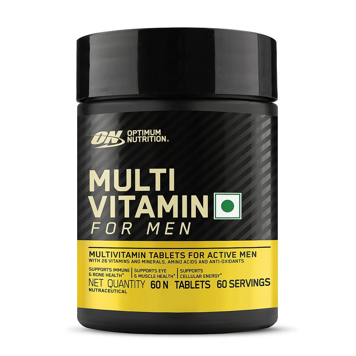 Optimum Nutrition Multivitamin for Men tablets bottle, 60 tablets