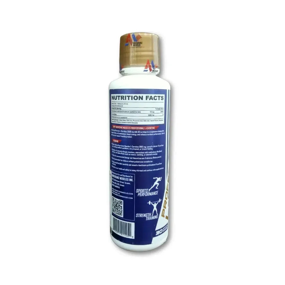 Americanz Muscles Professional L-Carnitine 3500 MG