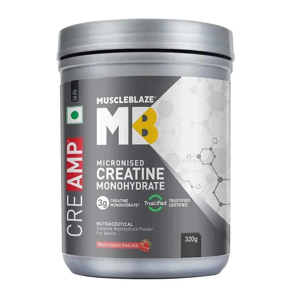 MuscleBlaze Creatine Monohydrate CreAMP jar