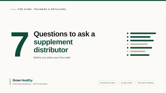 The 7 Questions to Ask a Supplement Distributor Before You Place Your First Order