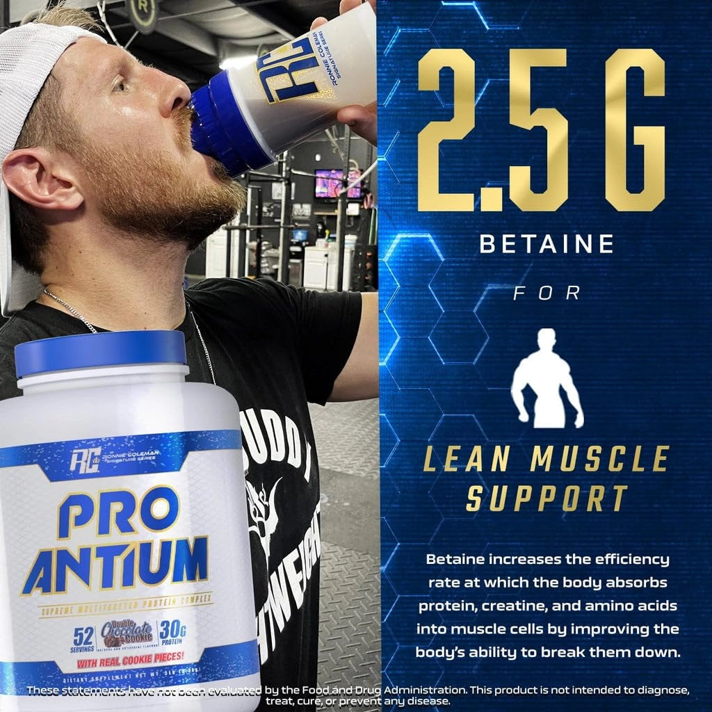 Ronnie Coleman Pro-Antium Whey Protein, 2.27 kg (5 lb), Double Chocolate