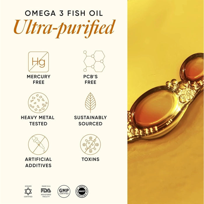 Wellbeing Nutrition Slow 4x Strength Omega 3 Fish Oil