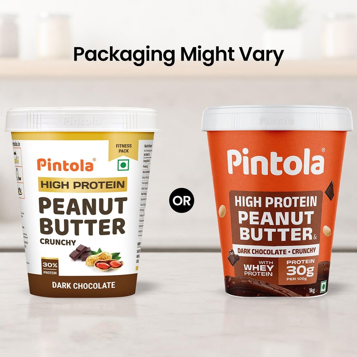 PINTOLA High Protein Peanut Butter Chocolate Flavour Crunchy 1kg