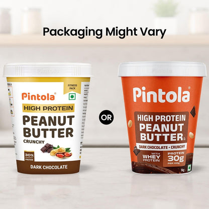 PINTOLA High Protein Peanut Butter Chocolate Flavour Crunchy 1kg