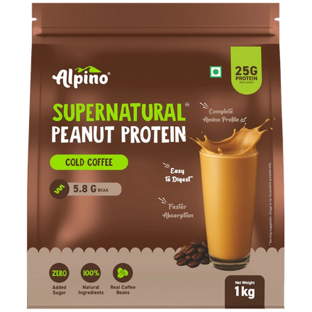 Alpino Supernatural Peanut Protein Powder Cold Coffee