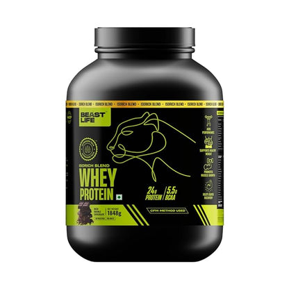 BeastLife Isorich Blend whey protein tub with Ultrasorb technology