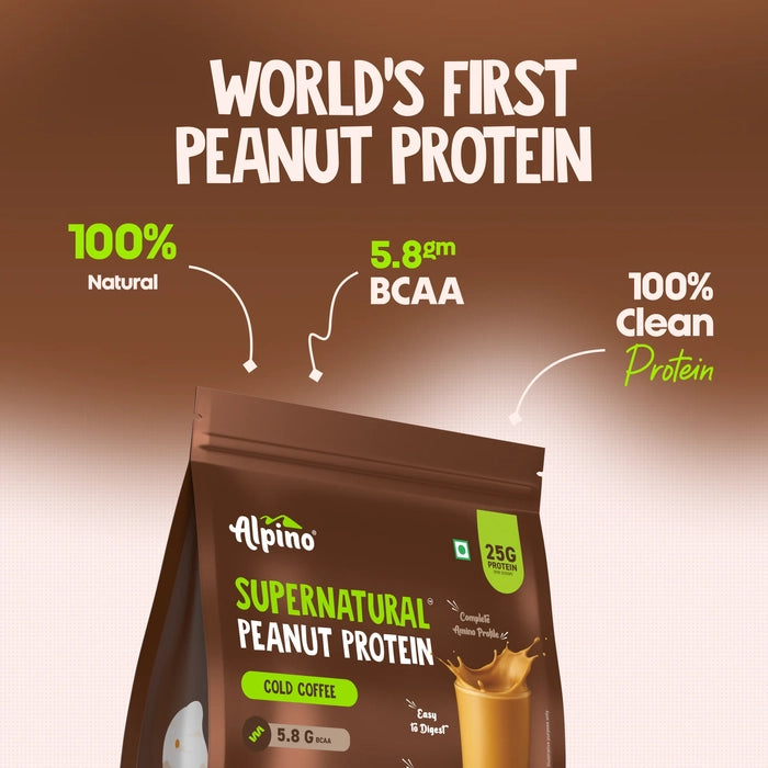 Alpino SuperNatural series peanut protein range