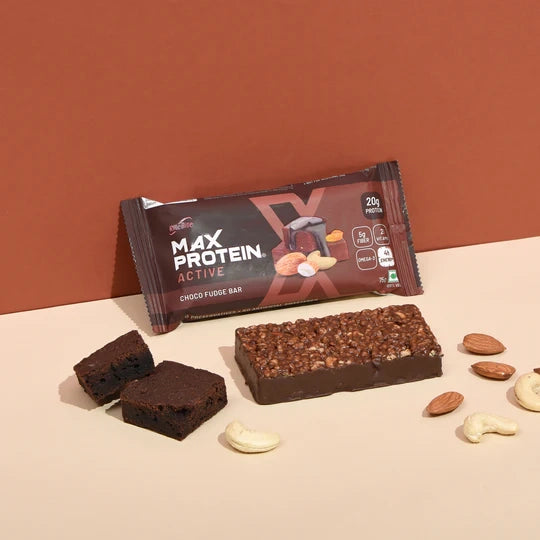 RiteBite Max Protein Active Choco Fudge Protein Bars with 20g Protein (Pack of 24)