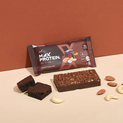 RiteBite Max Protein Active Choco Fudge Protein Bars with 20g Protein (Pack of 24)