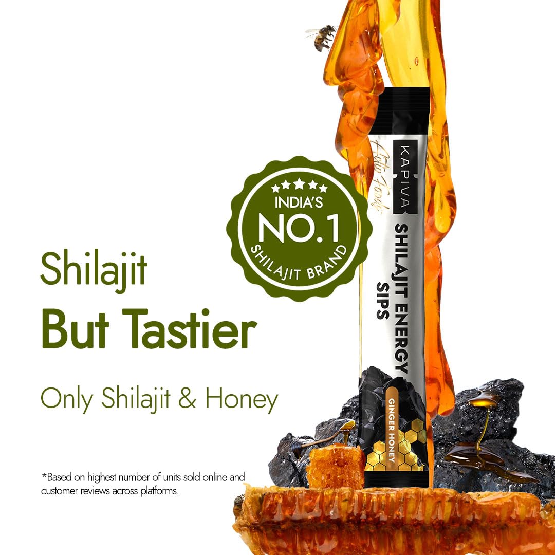 Kapiva Shilajit Energy Sips 30 Sachet's