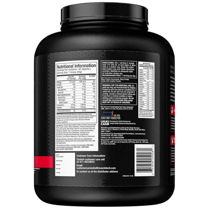 MuscleTech Nitrotech Whey Protein