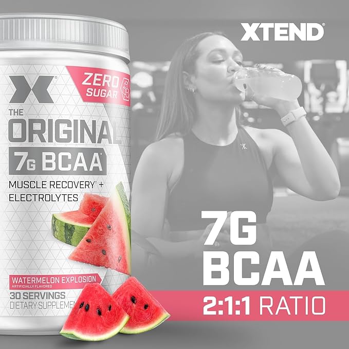 XTEND Original BCAA Powder – Watermelon Explosion | 30 Servings