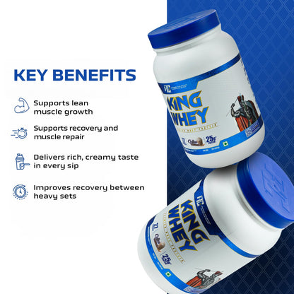 Ronnie Coleman Signature Series King Whey Premium Whey Protein – Coffee Toffee Flavour (2 lb / 907g, 26 Servings)
