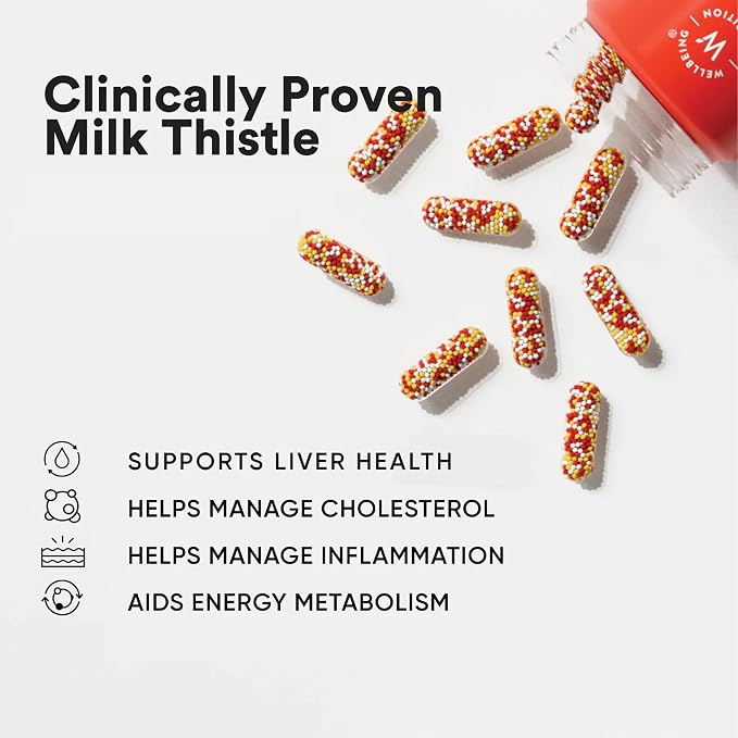 Wellbeing Nutrition Slow Liver Detox with Milk Thistle, Arjuna & Berberry – 60 Capsules