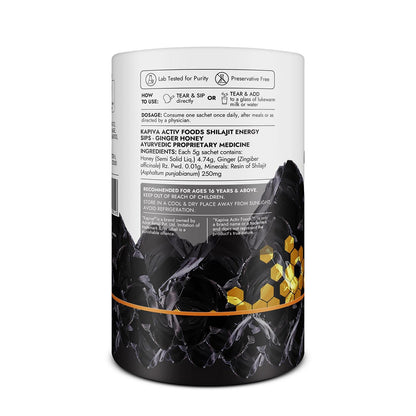 Kapiva Shilajit Energy Sips 30 Sachet's