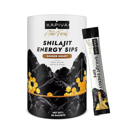 Kapiva Shilajit Energy Sips 30 Sachet's