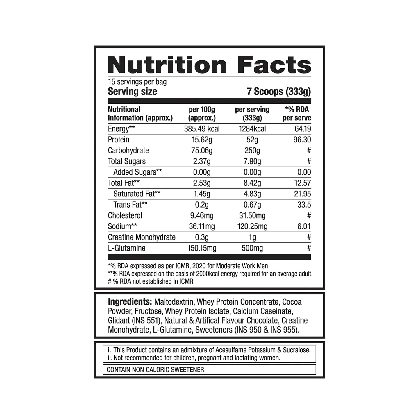 Labrada muscle mass gainer