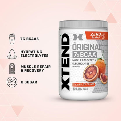 XTEND Original BCAA Powder - Italian Blood Orange (30 Servings)