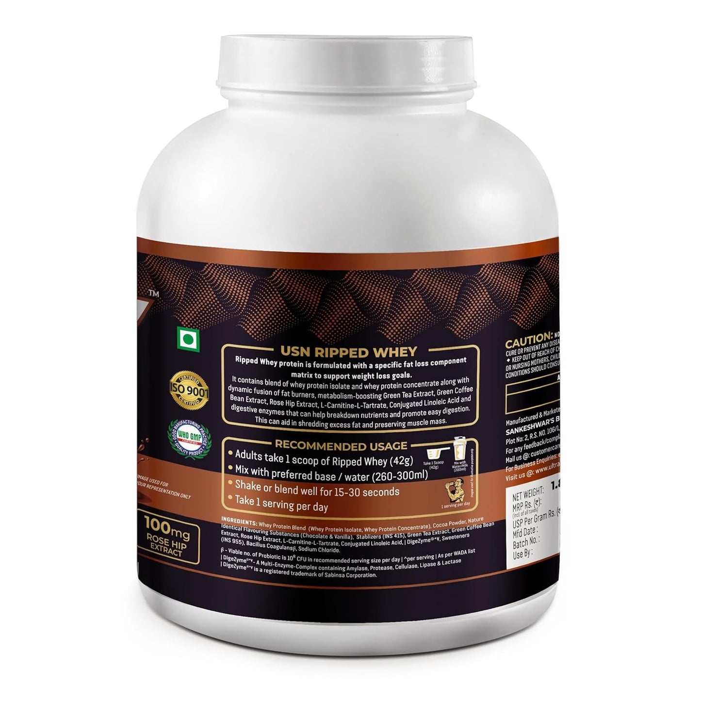 USN Ripped Whey - Choco Fusion