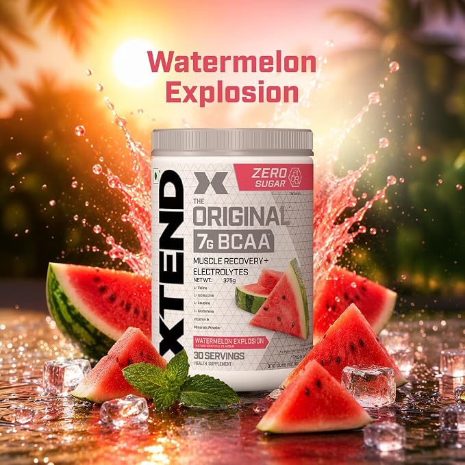 XTEND Original BCAA Powder – Watermelon Explosion | 30 Servings