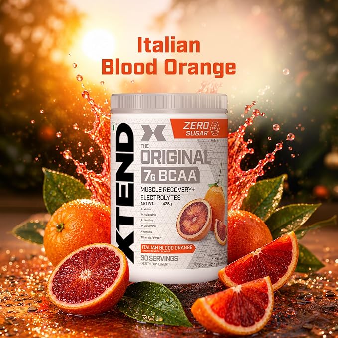 XTEND Original BCAA Powder - Italian Blood Orange (30 Servings)
