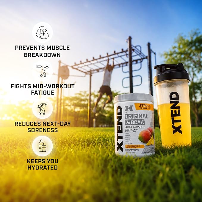XTEND Original BCAA Powder ,Powder -Mango Madness  (30 Servings)