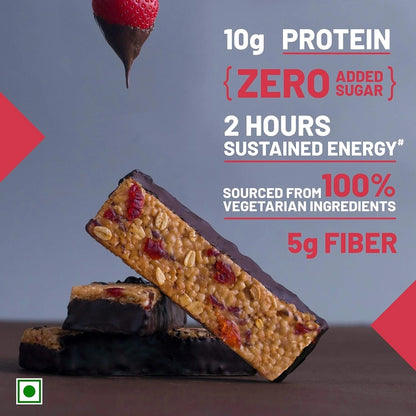 PacRiteBite Max Protein Daily Choco Berry Protein Bars with 10g Protein (Pack of 48)