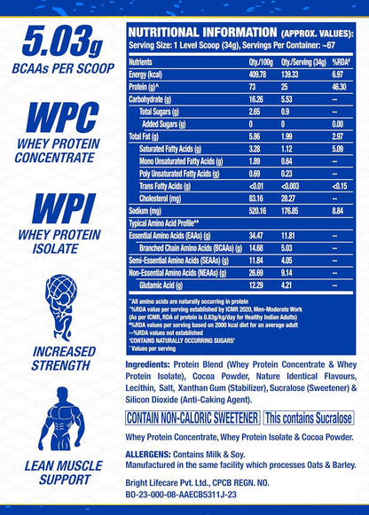 Ronnie Coleman Signature Series King Whey Protein (67 Servings, 2.27kg / 5lbs)