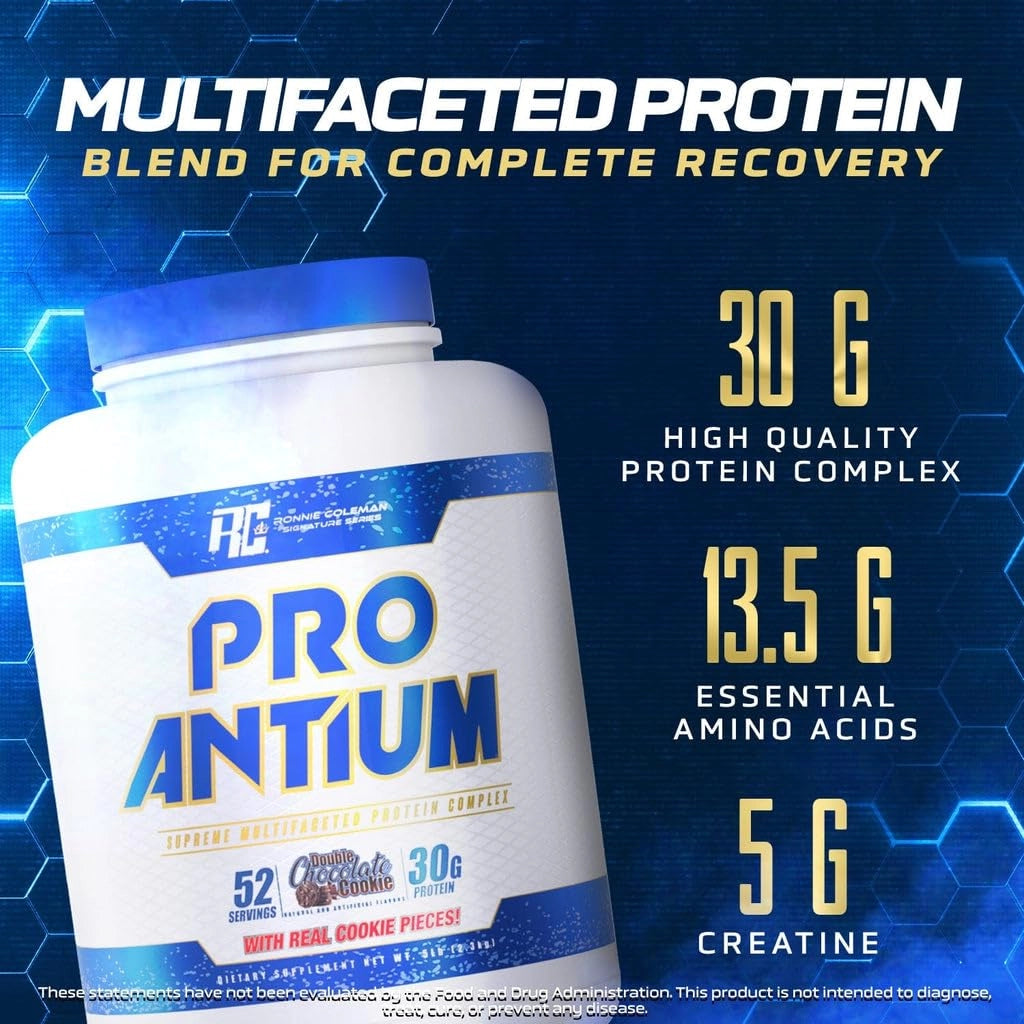 Ronnie Coleman Pro-Antium Whey Protein, 2.27 kg (5 lb), Double Chocolate