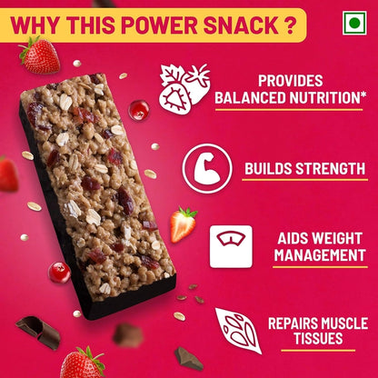 RiteBite Max Protein Ultimate Choco Berry Protein Bars with 30g Protein (Pack of 24)