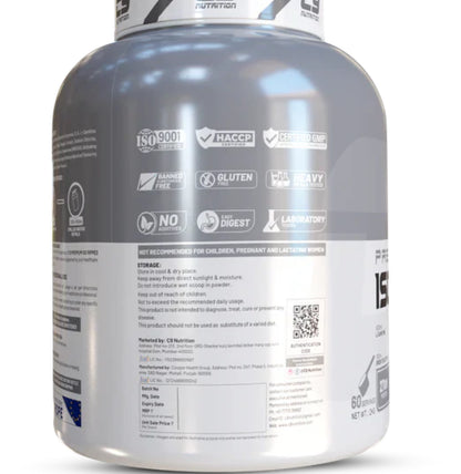 C9 Nutrition Premium ISO Ripped Whey Protein Isolate, Belgium Chocolate, 2 kg