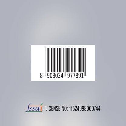 Barcode and EAN panel for Superyou Pro Kesar Badam protein 1 Kg jar