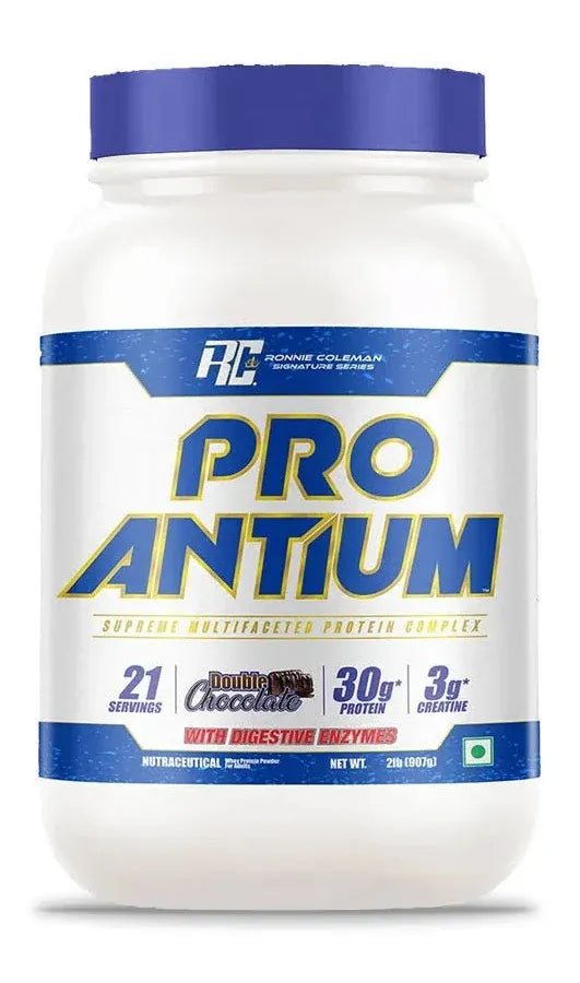 Ronnie Coleman Signature Series Pro-Antium Whey Protein, Double Chocolate (2lb / 907g)