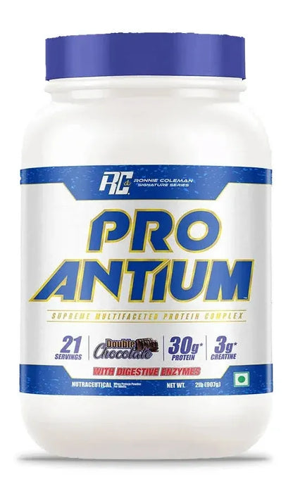 Ronnie Coleman Signature Series Pro-Antium Whey Protein, Double Chocolate (2lb / 907g)