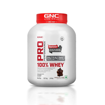 GNC Pro Performance 100% Whey Protein | 4 lbs, 1.81 Kg |