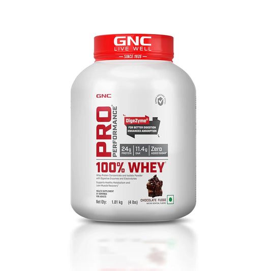GNC Pro Performance 100% Whey Protein | 4 lbs, 1.81 Kg |