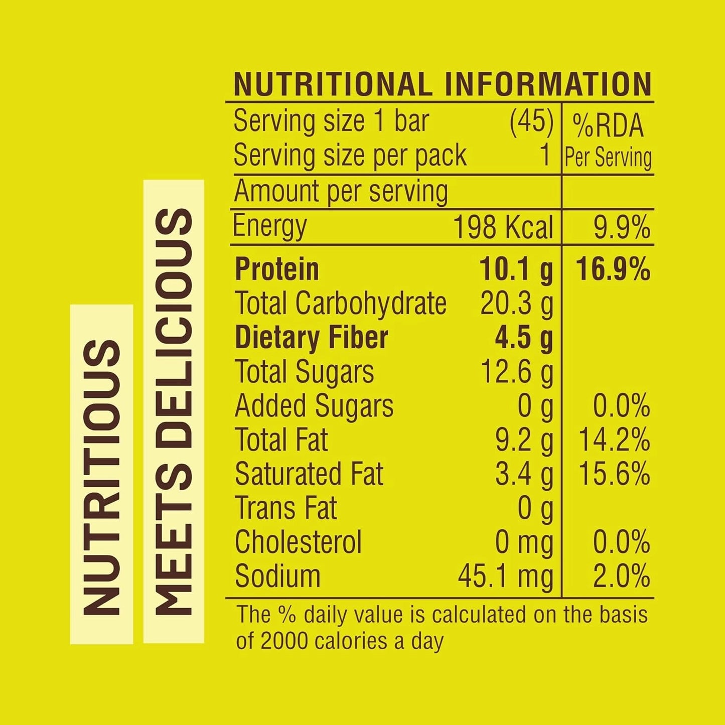 RiteBite Max Protein Daily Date & Almond Protein Bars with 10g Protein (Pack of 48)