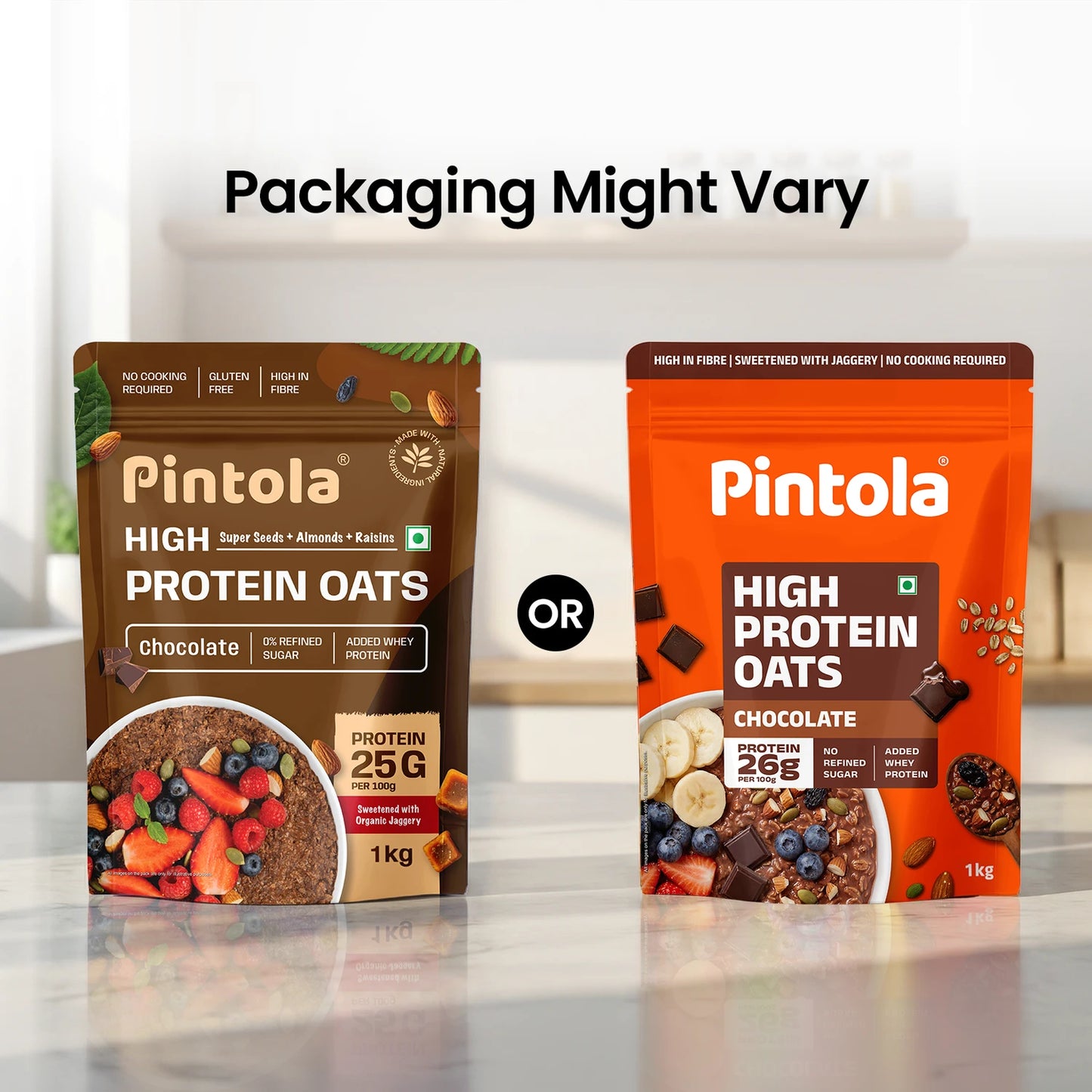 Pintola 26g High Protein Oats, Dark Chocolate 1kg