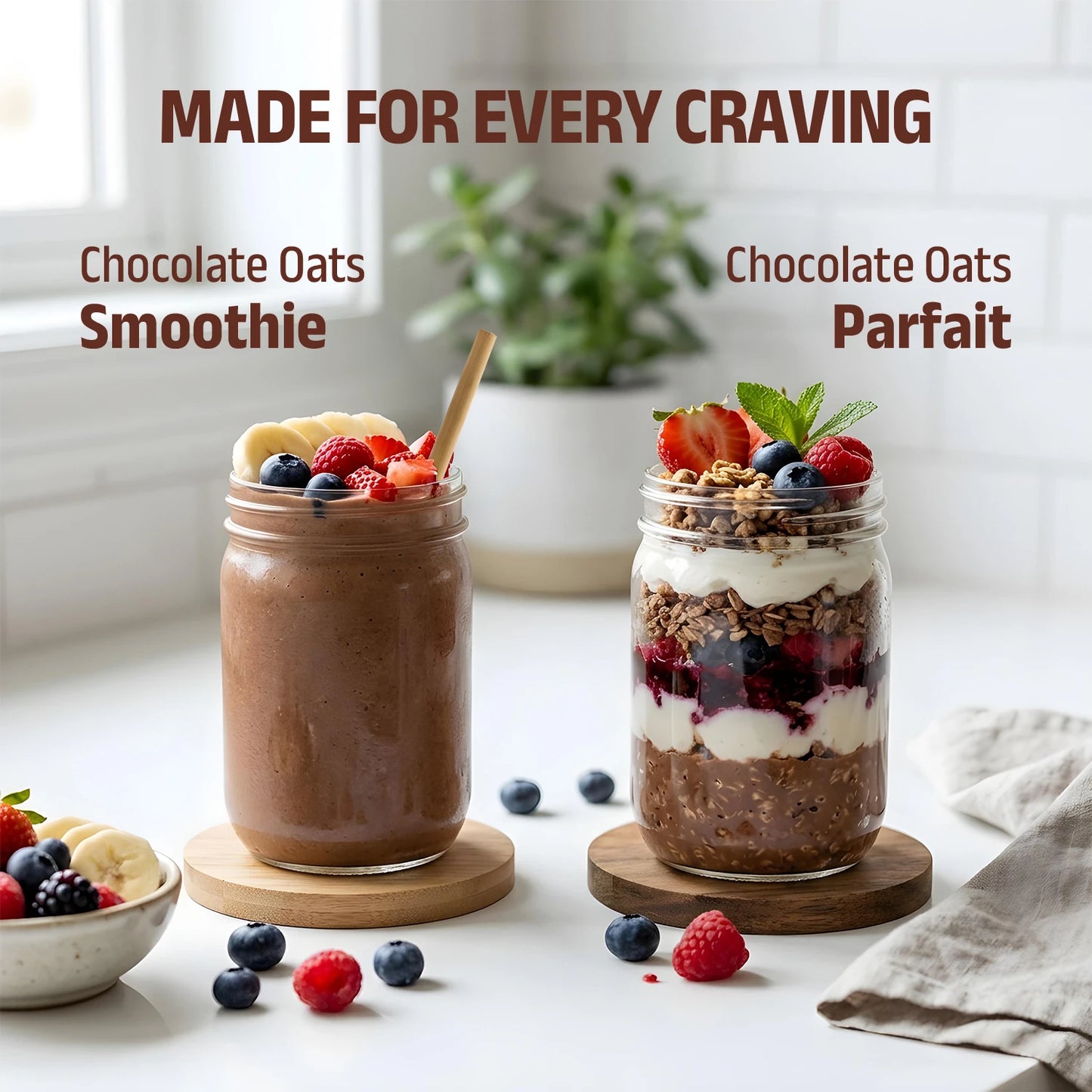 Pintola 26g High Protein Oats, Dark Chocolate 1kg