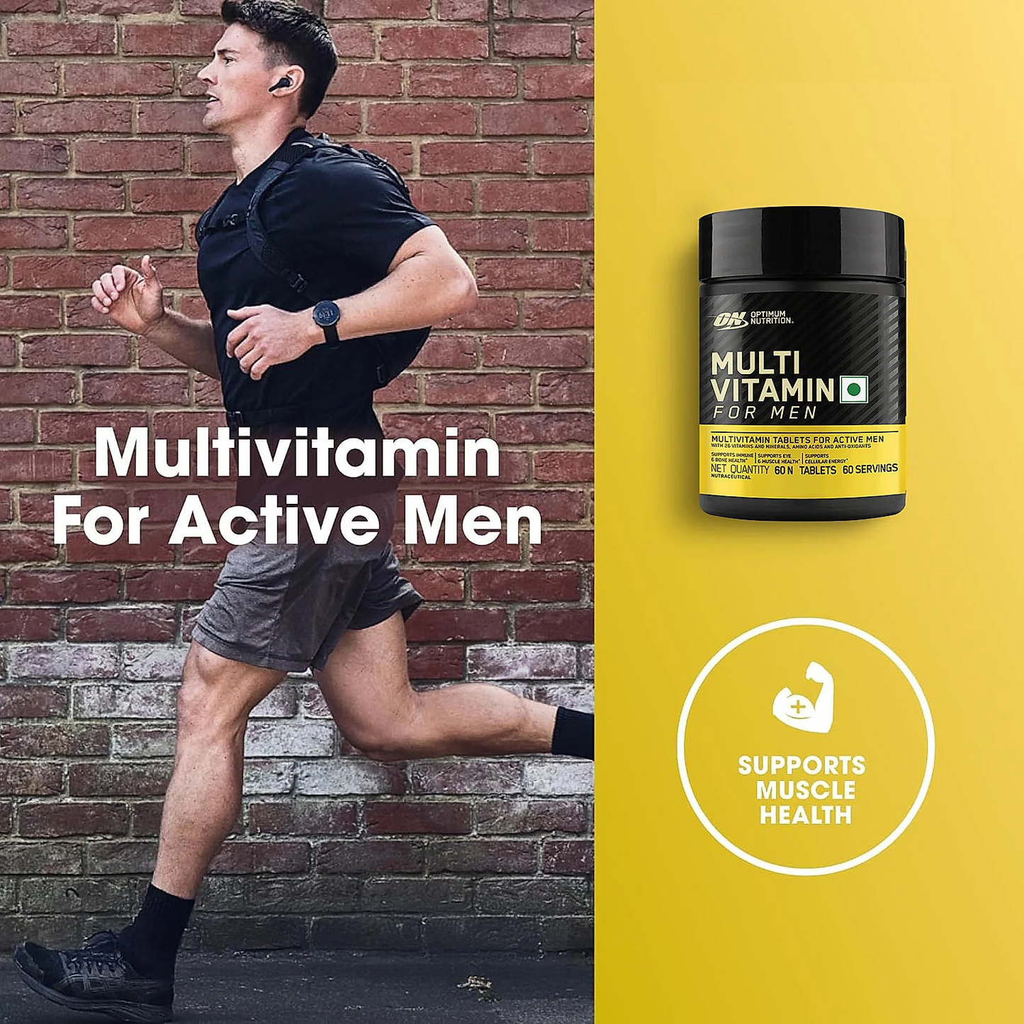 Optimum Nutrition Multivitamin for MEN- 60 Tablets