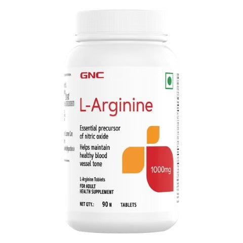 GNC L-Arginine 1000 mg tablets bottle
