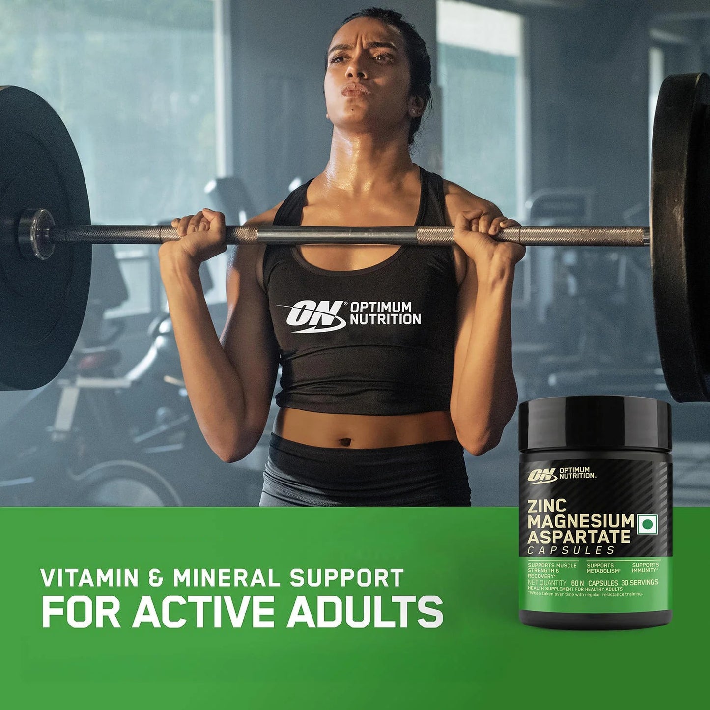 Optimum Nutrition Zinc Magnesium Aspartate (ZMA) - 60 Capsules
