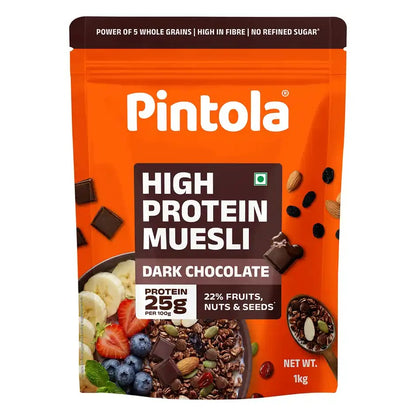 Pintola High Protein Muesli Dark Chocolate & Cranberry 1kg