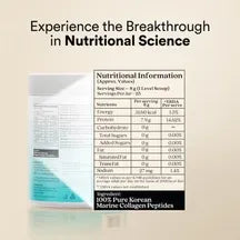 Wellbeing Nutrition Marine Collagen Powder 200g | Hydrolyzed Collagen | Unflavored | 25 Servings