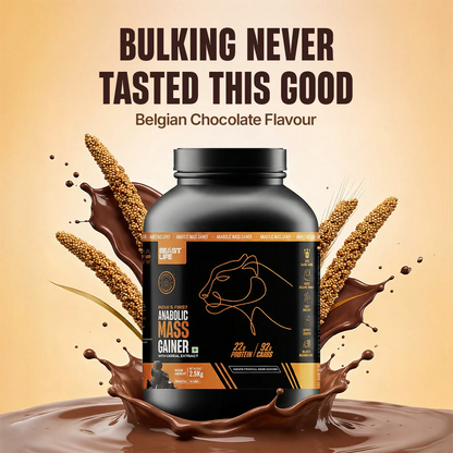 Beast Life Mass Gainer | 2.5 kg | 22g Protein, 92g Carbs