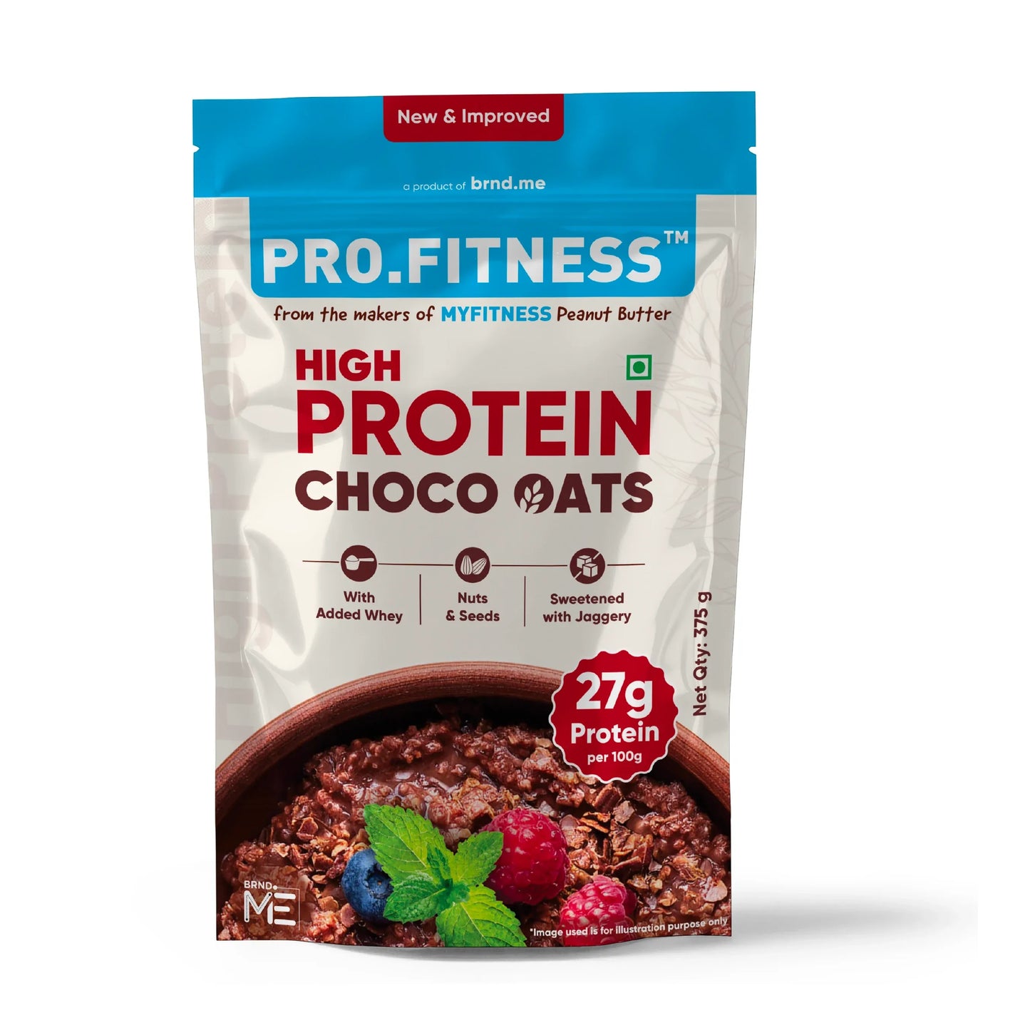 Pro.Fitness High Protein Chocolate Oats | Dark Chocolate |