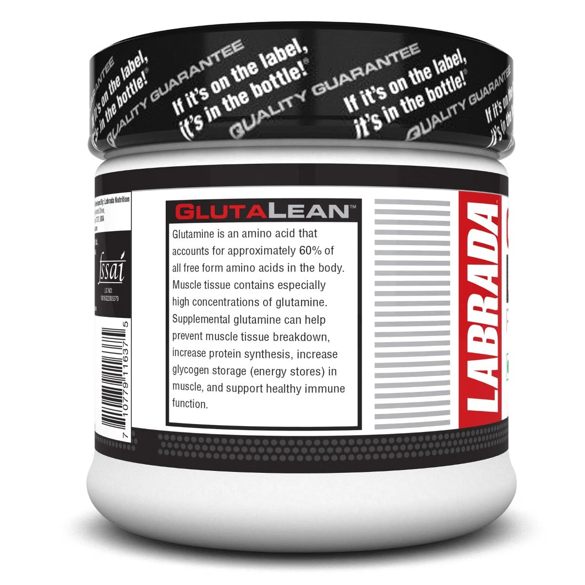 Labrada Gluta Lean L-Glutamine Powder 250g