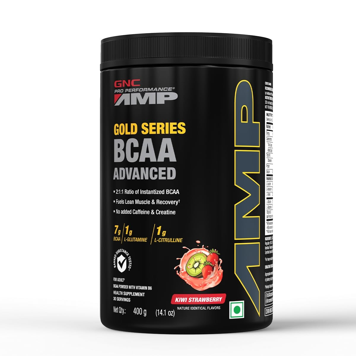 GNC AMP Gold Series BCAA Advanced | 400 gm