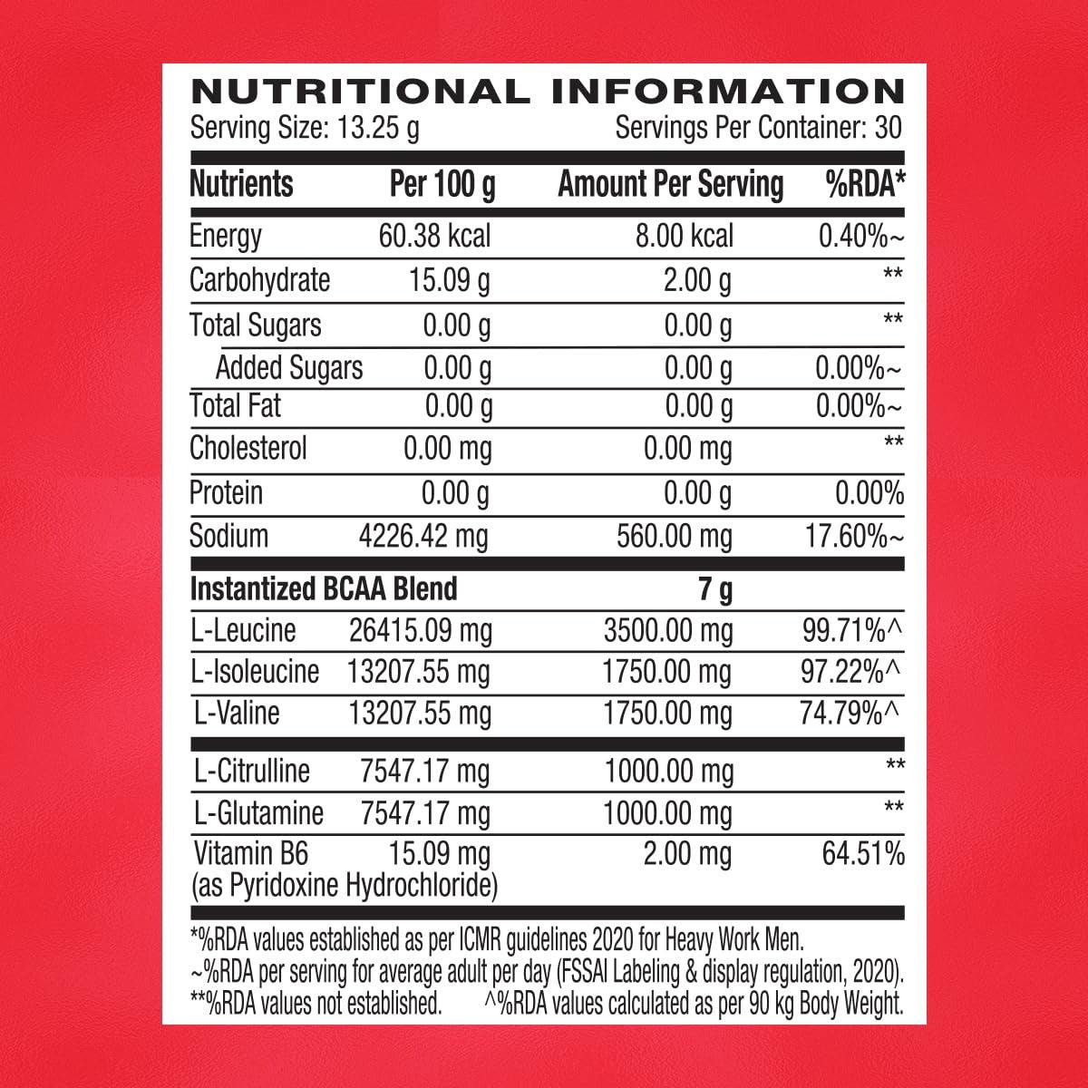 GNC AMP Gold Series BCAA Advanced | 400 gm